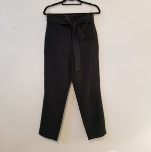 Belle Vere dark green tie pants